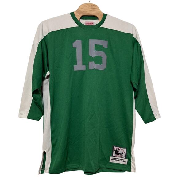 Vintage Mitchell & Ness Throwbacks Steve Van Buren Eagles #15, Size 58 - Picture 1 of 8